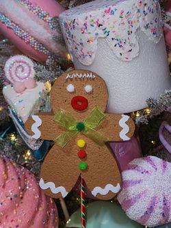 6inch Big Gingerbread Man Christmas Decorations