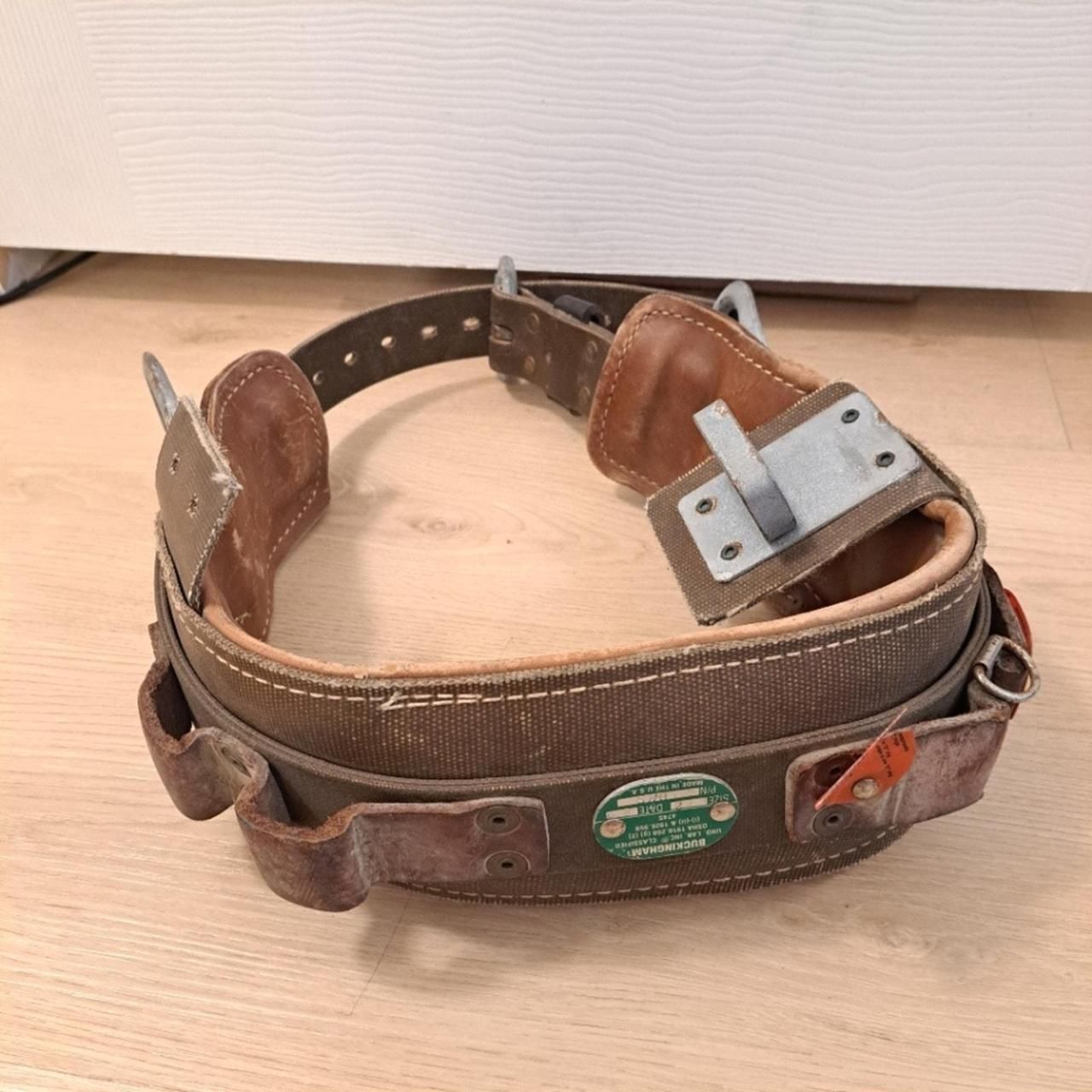 Buckingham Brown Leather Body Belt Climbing DRS Size 22(469)49