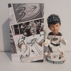 Anaheim Duck's John Gibson Bobblehead SGA 