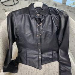 Woman's Leqther Jacket