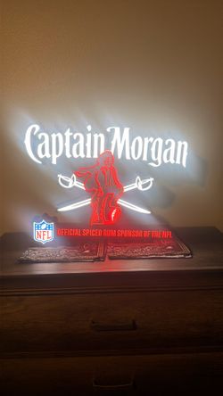 Captain Morgan light up sign