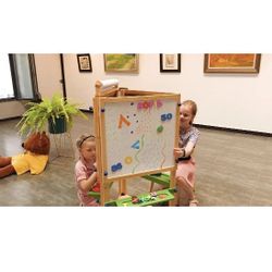 Home School Supplies, Kids Activity Board Easel 
