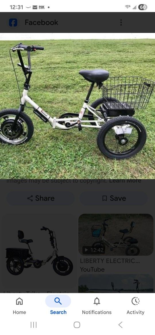 New Liberty Electric Trike Foldable 