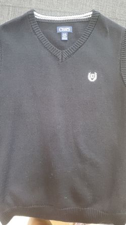 Chaps sweater vest boys LG