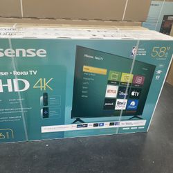 58”HISENSE ROKU SMART TV 4K