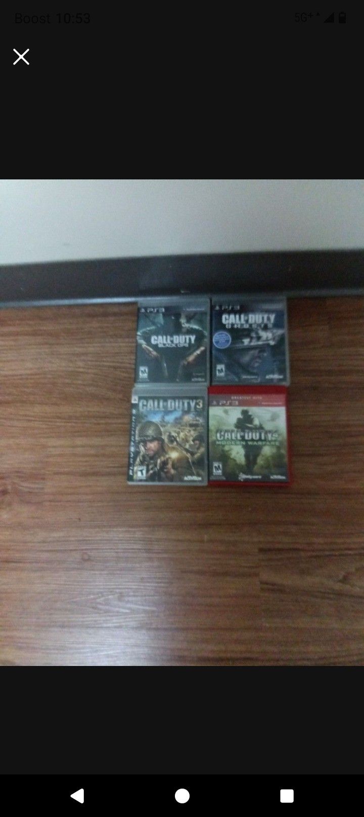 4 Call of Duty Games For PlayStation 3