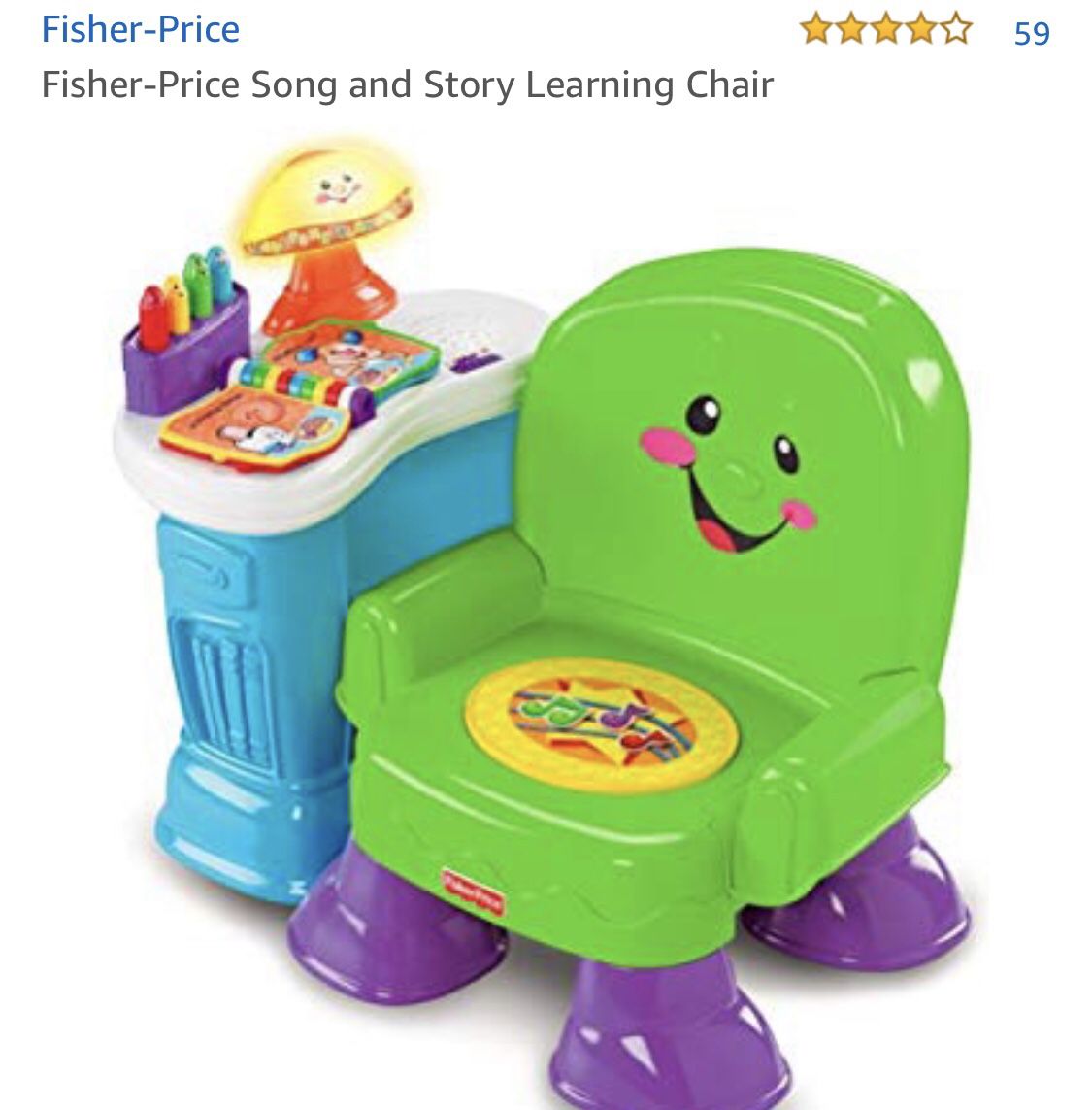 Fisher price music activity chair for kids!