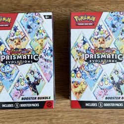 Pokemon TCG Scarlet & Violet Prismatic Evolutions Booster Bundle NEW SEALED