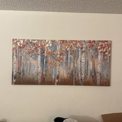 Large Canvas - Woods - Gold/ Autumn
