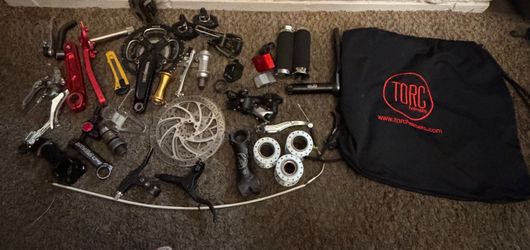 Mixed Lot of Used Bike Parts