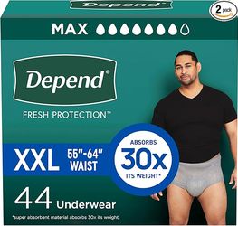 Adult Male Underwear XXL 44 ct. - Buy 1. Get 1 Free