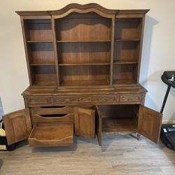 Solid Wood Hutch 