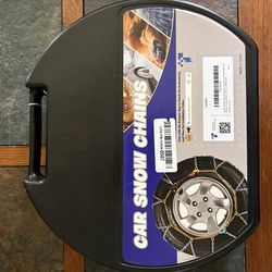 Snow chains for vehicle