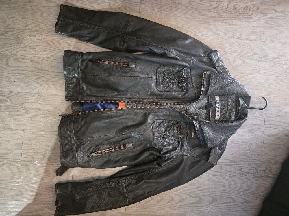 Superdry Leather Jacket