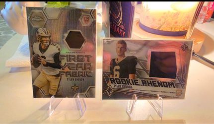 Tyler Shough Rookie Relic Card Lot (2)