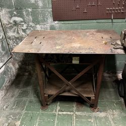 Iron welding bench