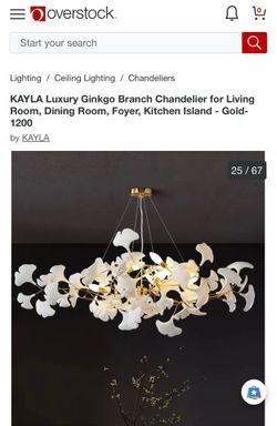 New Gold Branch Chandelier READ DESCRIPTION