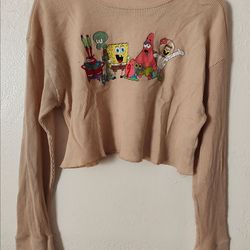 Nickelodeon SpongeBob women's thermal long sleeve shirt size small. Fontana pickup.