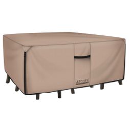 76in rectangular patio set cover great quality beige