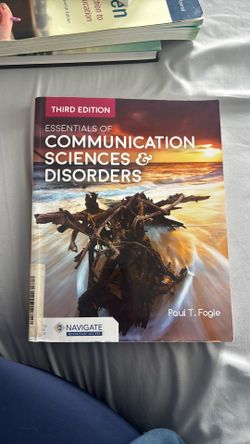 Essentials of communication, sciences, and disorders
