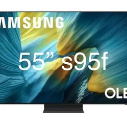 Samsung - 55” Class S95F Series OLED 4K UHD SamsungVision AI Smart Tizen TV 