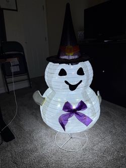 Halloween Light-Up Ghost Decoration