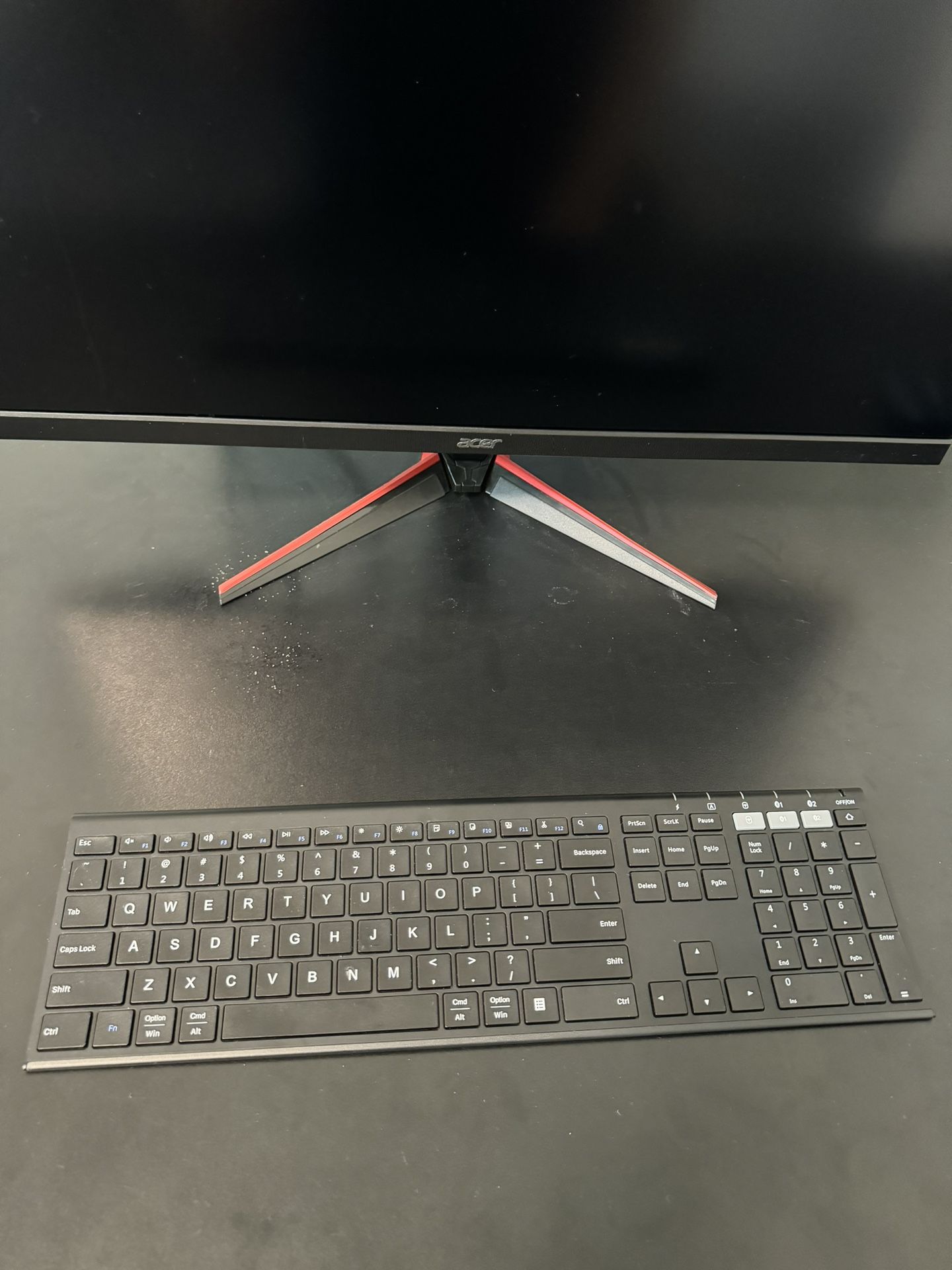 Jelly Comb Black Wireless Rechargeable Keyboard 