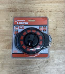 Crescent Lufkin 3/8 in. x 100 ft. 2-Sided Steel Construction Long Tape Measure