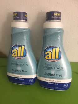 All fresh n clean detergent sulfrate free