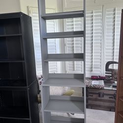 Gray IKEA Bookshelf