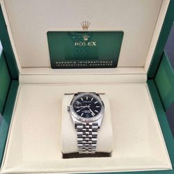 Rolex Datejust 126234 36mm Box and Card Black Dial 2021