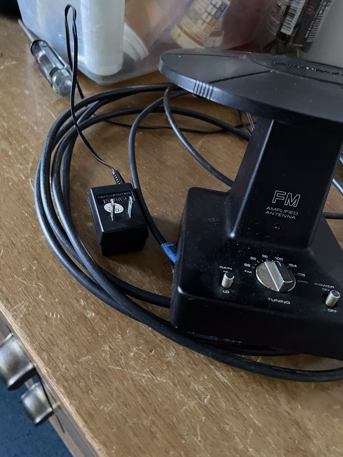 Antenna electric IN HOME ANTENNA Power on
