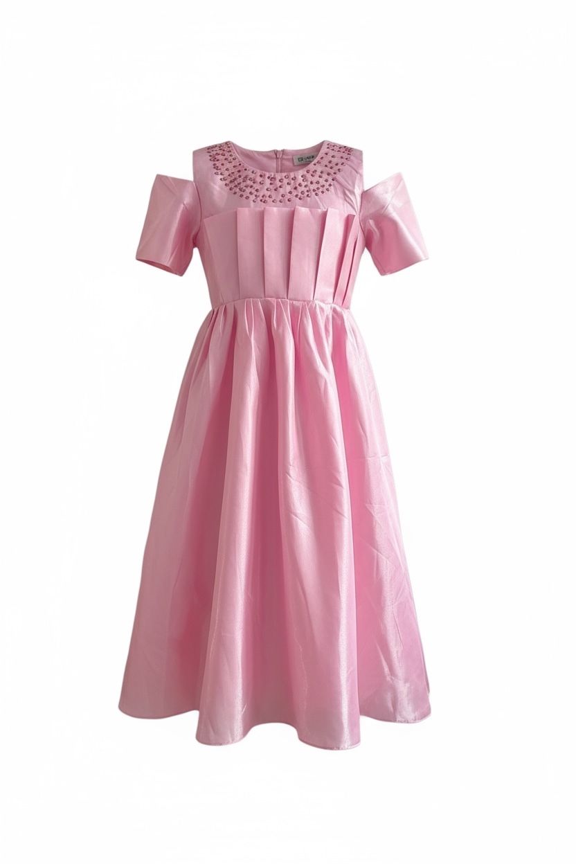 Luxury Pink Girl’s Party Dress – Size 5-10 | $45 New