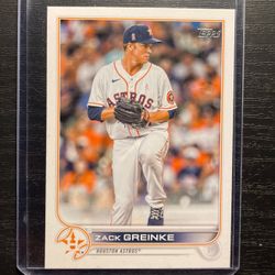 2022 Topps Zack Grienke Baseball Card #51
