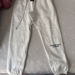 Light oatmeal Essentials pants S