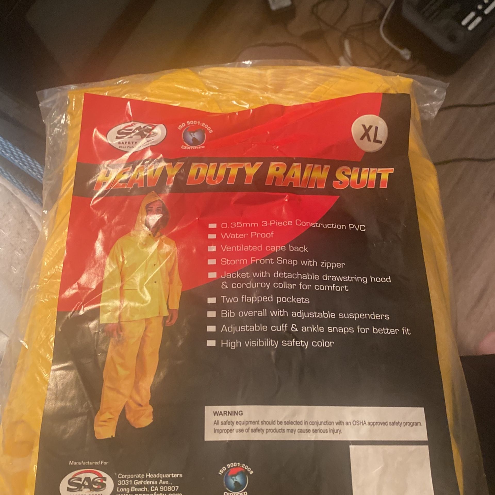 Brand New Heavy Duty Rain Suit!