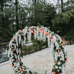 Flower Arch Wedding Decor