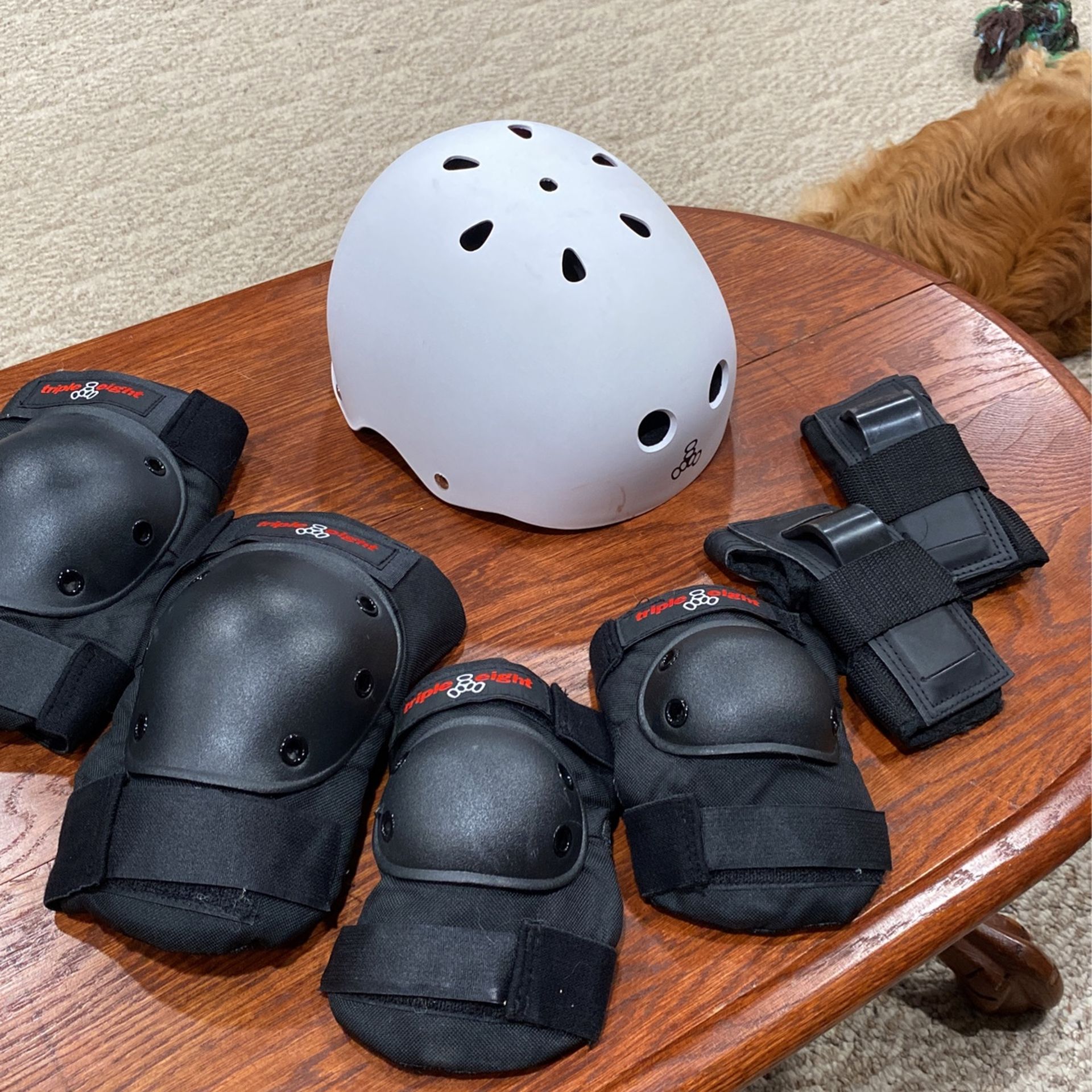 Helmet and Pads