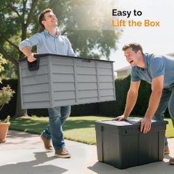 Brawn Outdoor Plastic
Storage Container with Lid