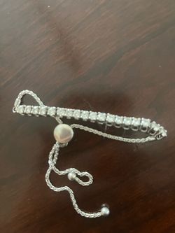 Moissanite 5 carat bolo bracelet