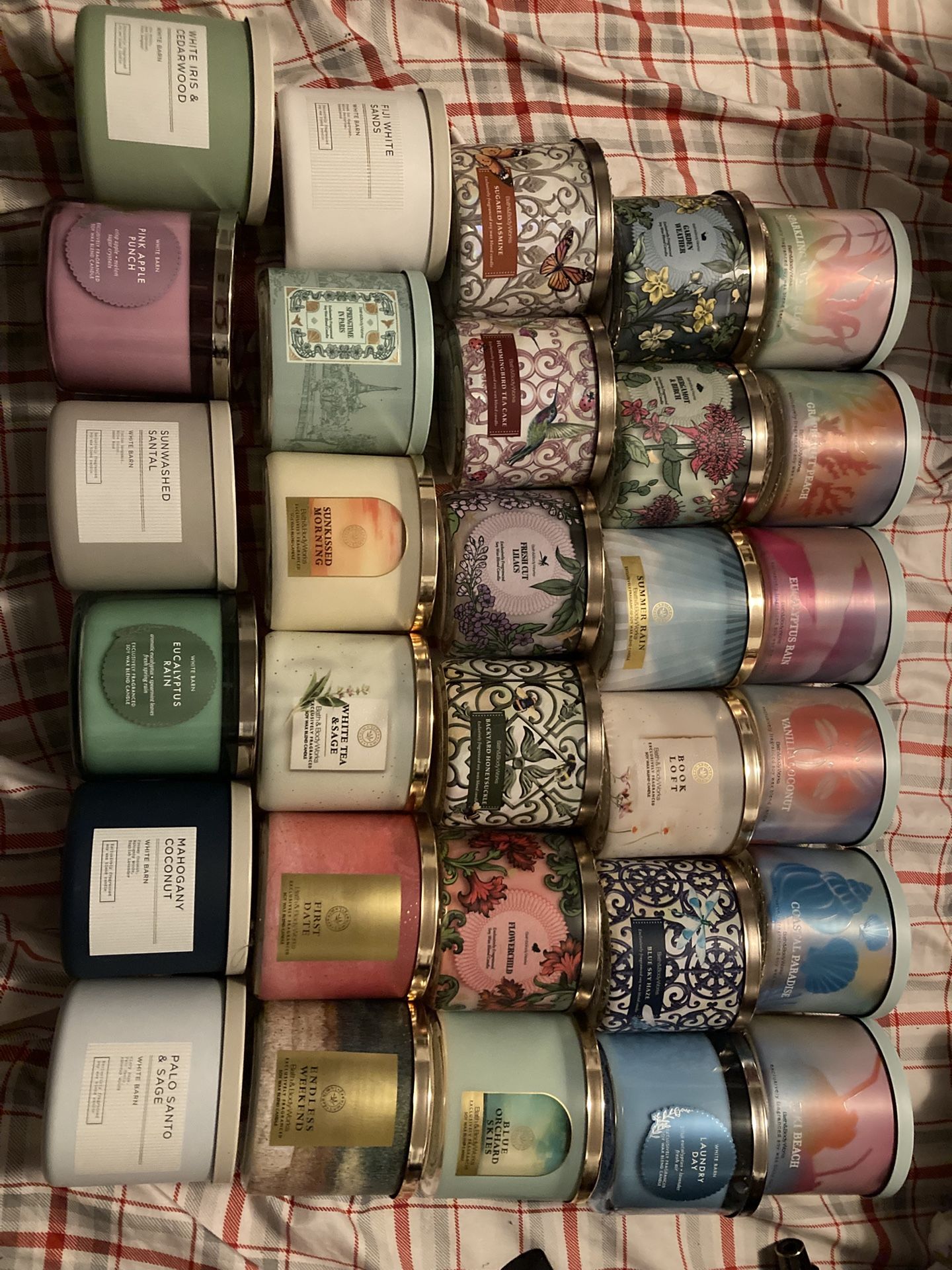 BBW 3 WICK CANDLES SPRING COLLECTION