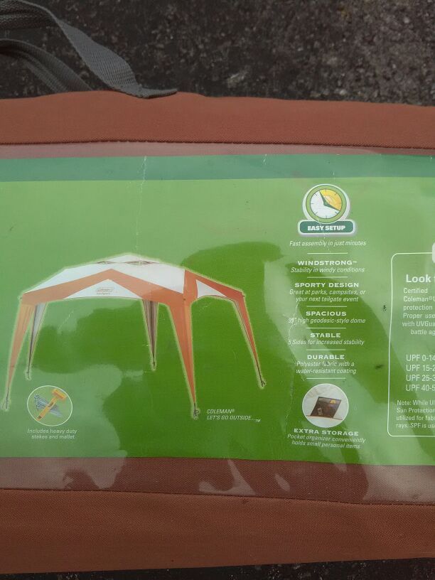 Coleman 15 x 15 geosport shade online