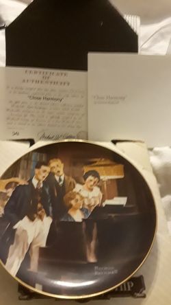 Norman Rockwell FINE CHINA make me an offer