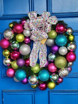 Large Non-Traditional Colors Ribboned To Match - 21 Inches