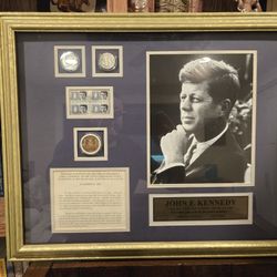 John F. Kennedy Limited Edition Collectors Framed Art 