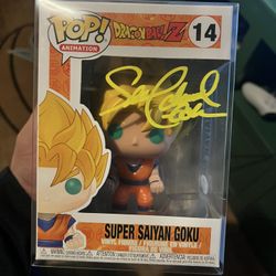 Goku 14 Autographed PSA Authentication 