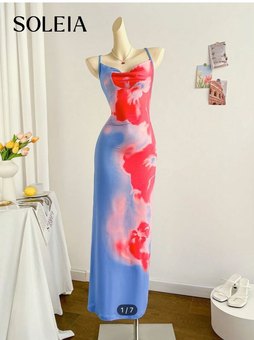 Long Slim Fit Woman’s Dress