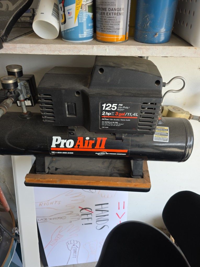 125 Psi Compressor.