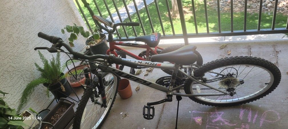 Bikes For Sale. Huffy 24"Mountain Bike and Huffy 16" Kids Bike
