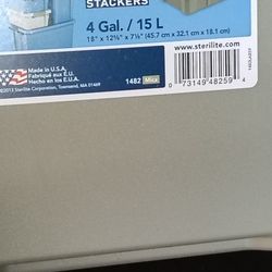 Sterilite Plastic Storage Containers And Trunks 5,20,40 Gallons